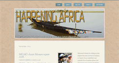 Desktop Screenshot of happeningafrica.com