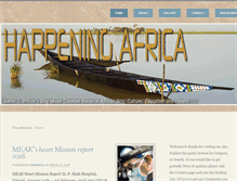 Tablet Screenshot of happeningafrica.com